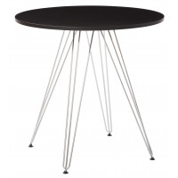 OSP Home Furnishings EFLT-3 Dinette Table in Black Finish